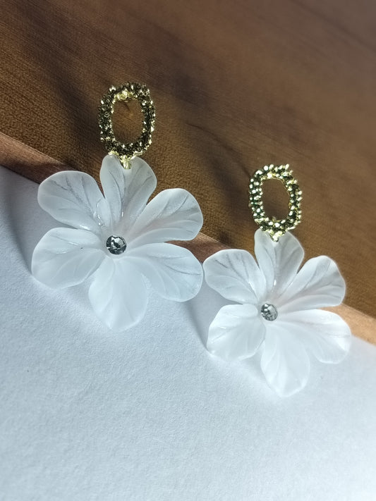 Korean Style Flower Earrings