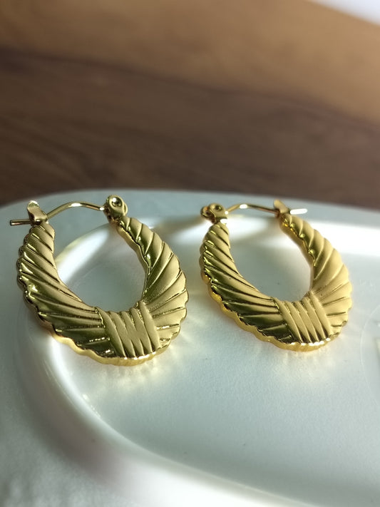 Charming Chunky Hoops | Stainless Steel