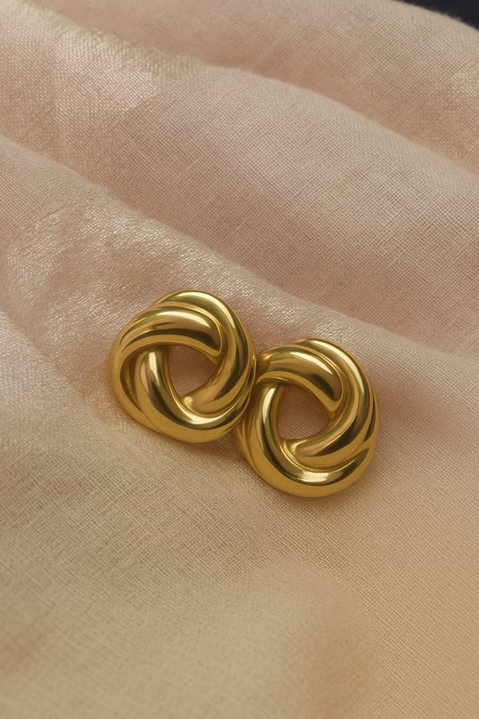 Cicular Spiral Earrings