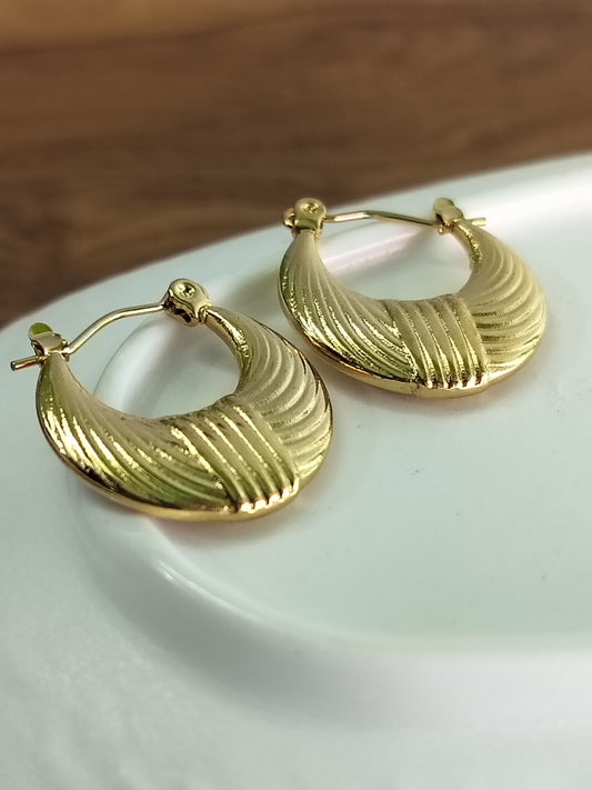 Charming Chunky Hoops | Stainless Steel