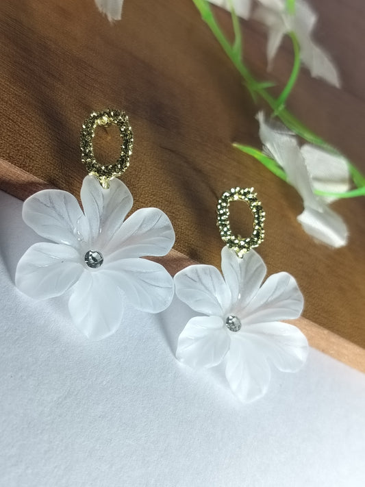 Korean Style Flower Earrings