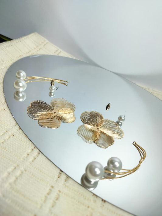 Korean Luxury Flower Earrings