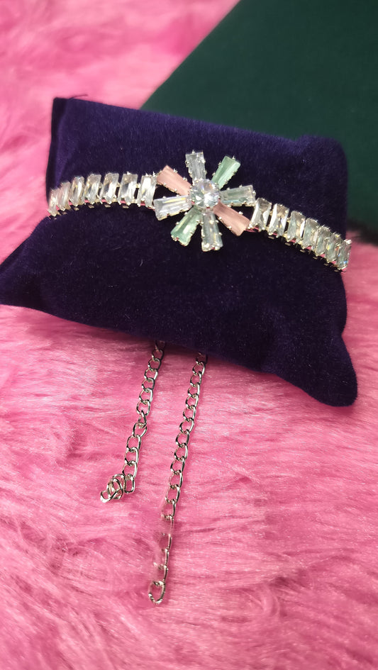 Korean Pastel Flower Bracelet